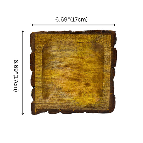 Natriel Wooden  Squre Tray